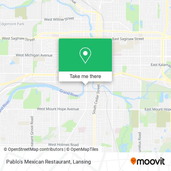 Pablo's Mexican Restaurant map