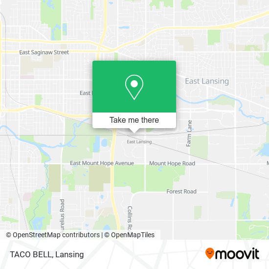 TACO BELL map