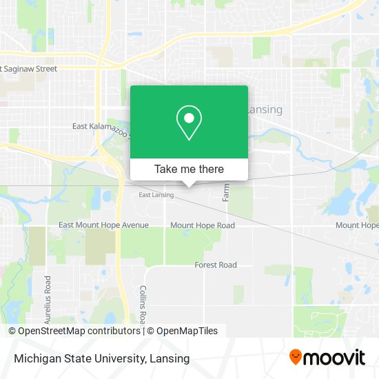 Michigan State University map