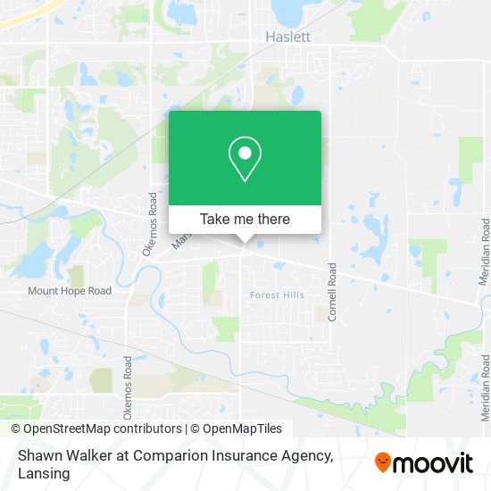 Mapa de Shawn Walker at Comparion Insurance Agency