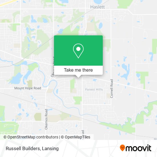 Russell Builders map