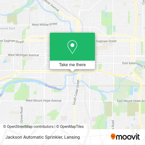 Jackson Automatic Sprinkler map
