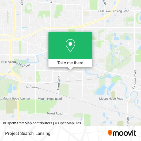 Mapa de Project Search