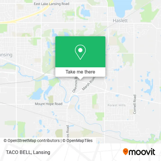Mapa de TACO BELL