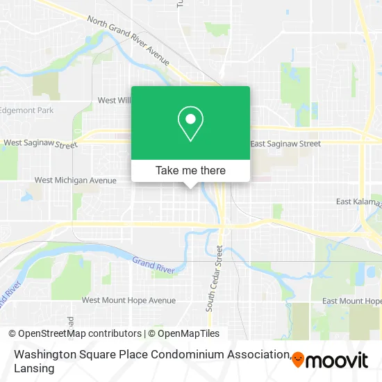 Mapa de Washington Square Place Condominium Association