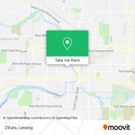 Z!Eats map