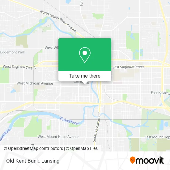 Mapa de Old Kent Bank