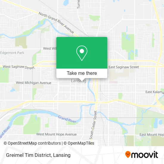 Mapa de Greimel Tim District