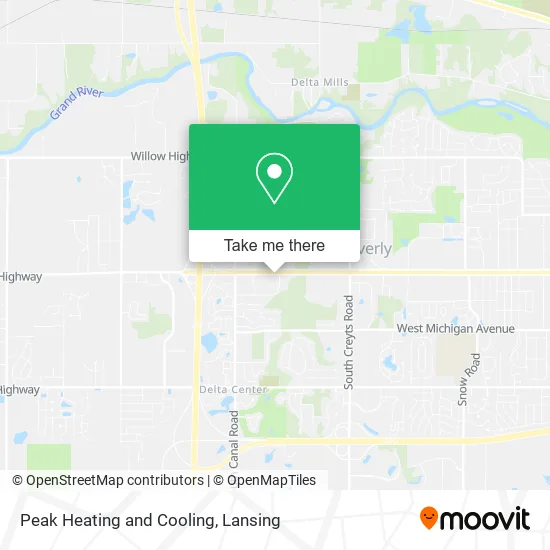 Mapa de Peak Heating and Cooling