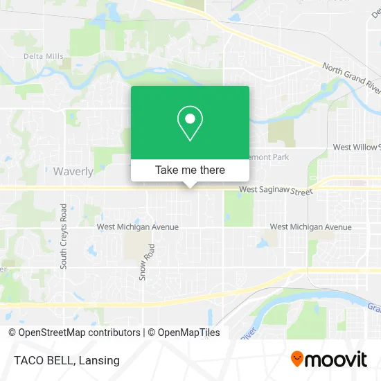 TACO BELL map