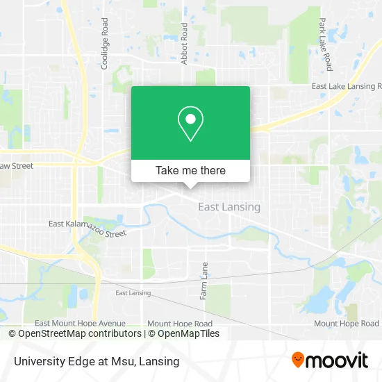 University Edge at Msu map