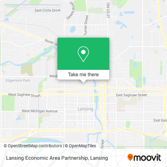 Mapa de Lansing Economic Area Partnership