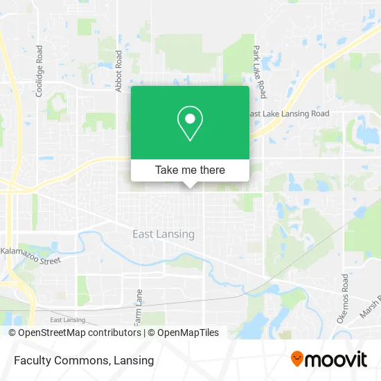 Faculty Commons map