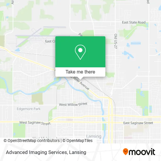 Advanced Imaging Services map