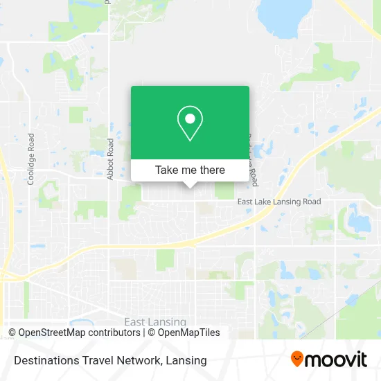 Destinations Travel Network map