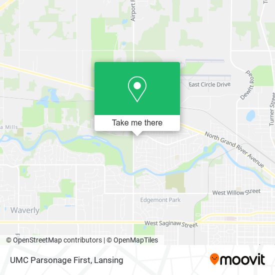 UMC Parsonage First map