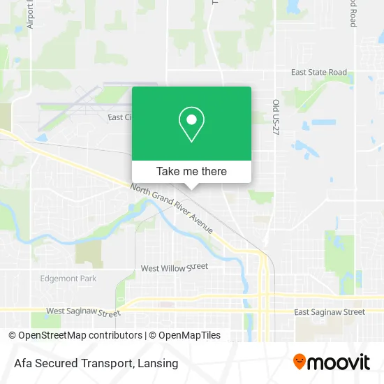 Afa Secured Transport map