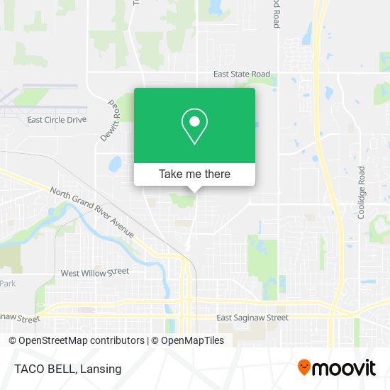 TACO BELL map