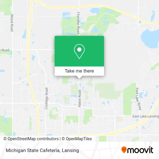 Michigan State Cafeteria map