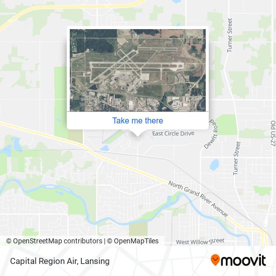 Mapa de Capital Region Air