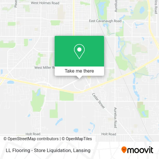 Mapa de LL Flooring - Store Liquidation