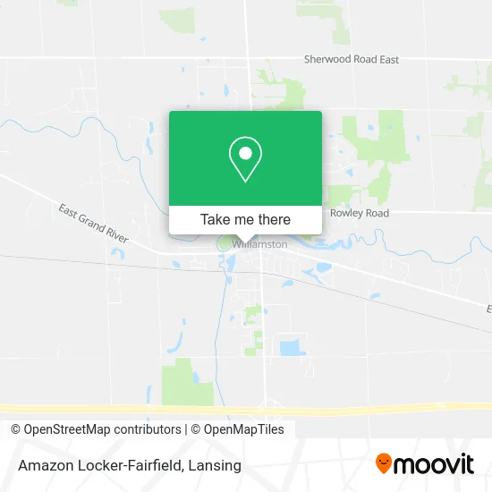 Amazon Locker-Fairfield map