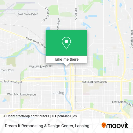 Dream It Remodeling & Design Center map