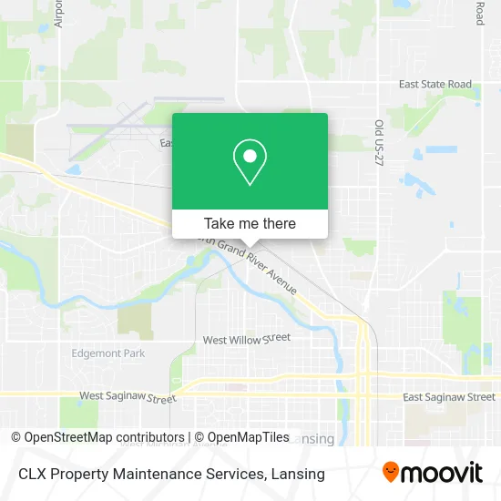 CLX Property Maintenance Services map