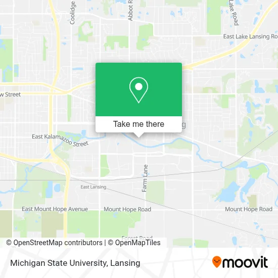 Michigan State University map