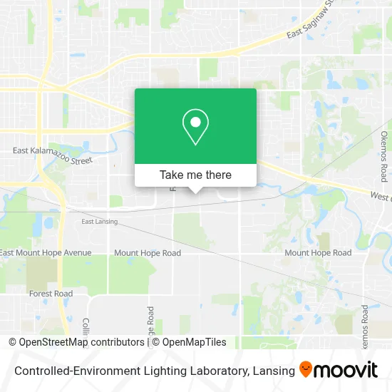 Controlled-Environment Lighting Laboratory map