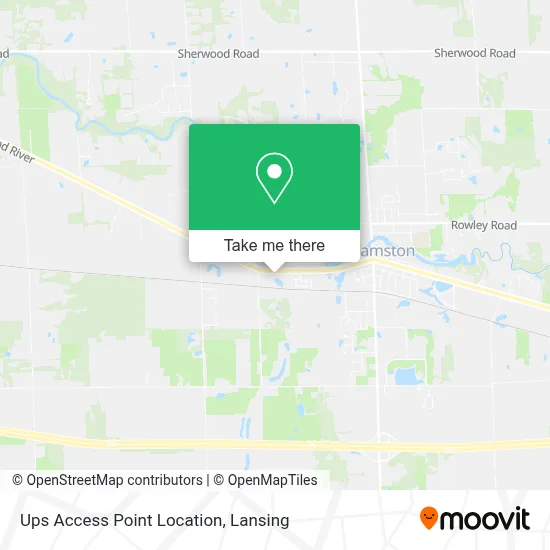 Ups Access Point Location map