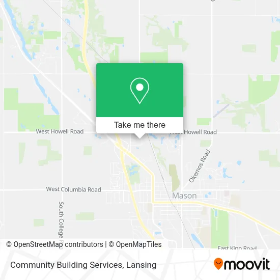 Community Building Services map