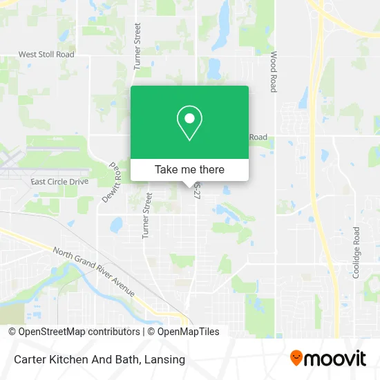 Carter Kitchen And Bath map