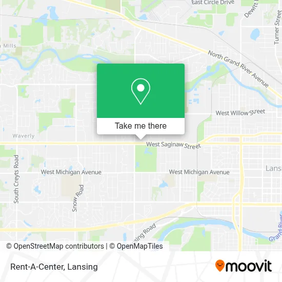 Rent-A-Center map