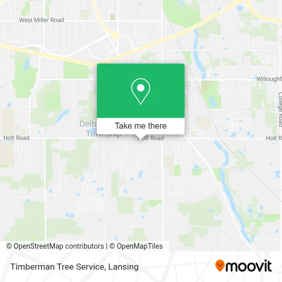 Timberman Tree Service map
