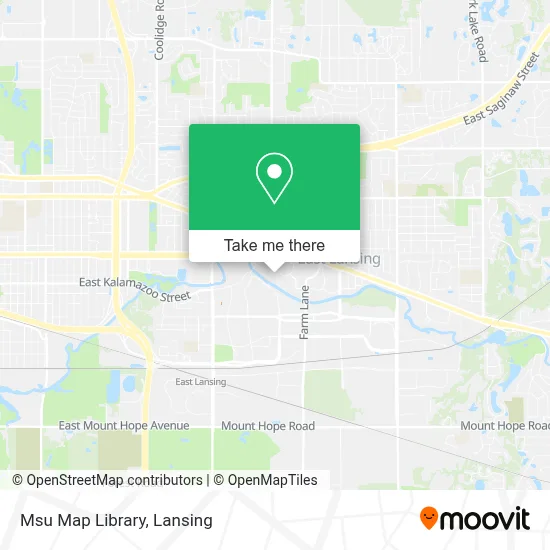Msu Map Library map