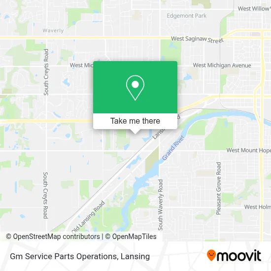 Gm Service Parts Operations map