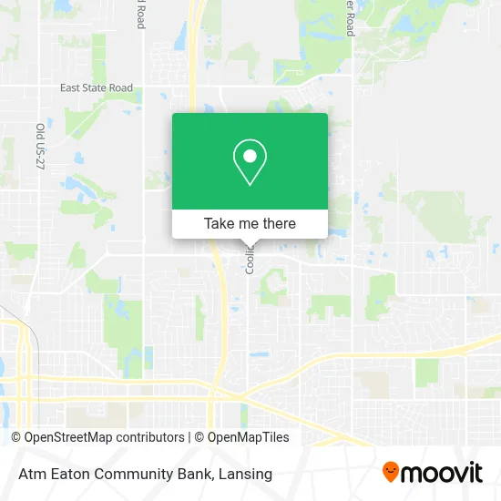 Atm Eaton Community Bank map