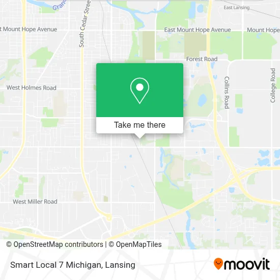 Smart Local 7 Michigan map