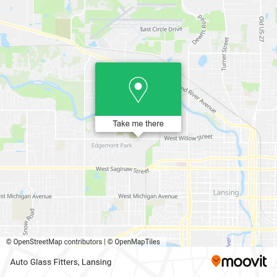 Auto Glass Fitters map