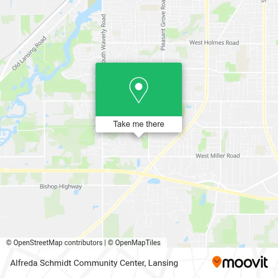 Alfreda Schmidt Community Center map