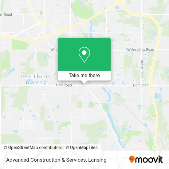 Advanced Construction & Services map