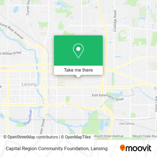 Capital Region Community Foundation map