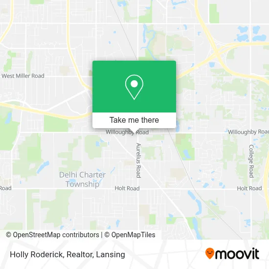 Holly Roderick, Realtor map