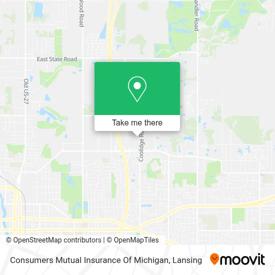 Consumers Mutual Insurance Of Michigan map
