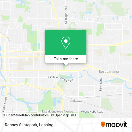 Ranney Skatepark map