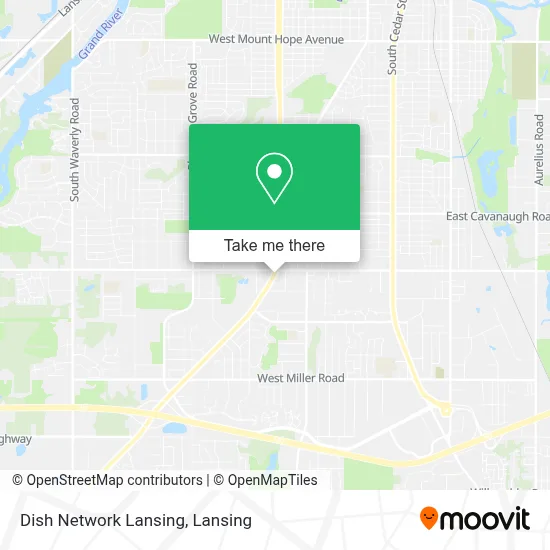 Dish Network Lansing map