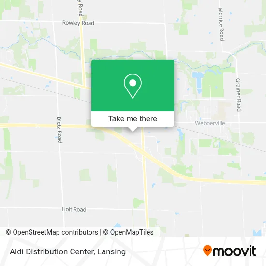 Aldi Distribution Center map