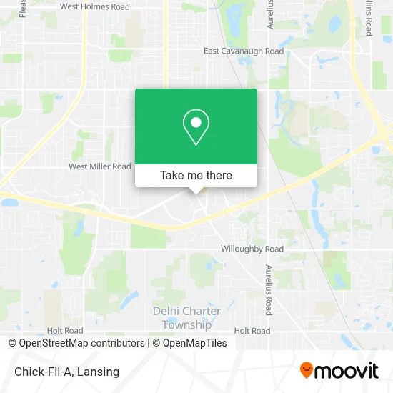 Chick-Fil-A map