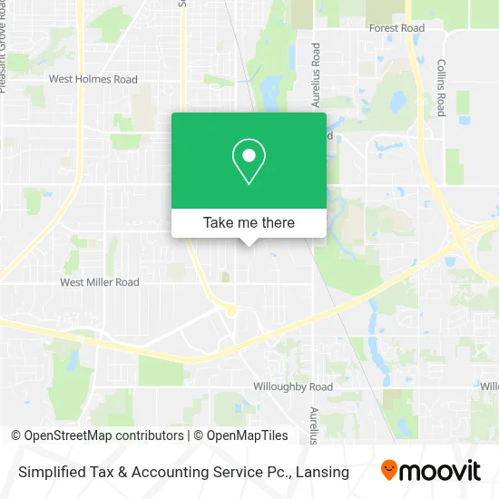 Simplified Tax & Accounting Service Pc. map